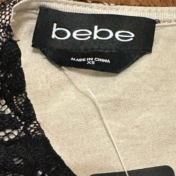 Bebe Black Lace Overlay Dress - Picture 10 of 16